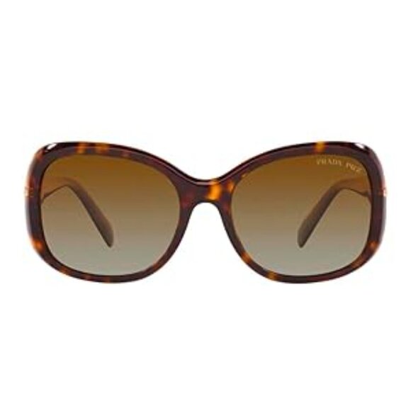 #41 NWT - Prada PR 04ZS Tortoise/Brown Shaded 57/18/135 - Picture 2 of 3